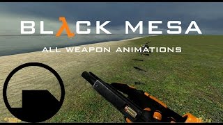 Black Mesa Steam ALL Weapon Animations