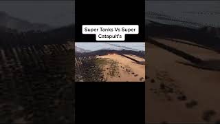 Super Tanks vs Super Catapults #shorts #uebs #uebs2