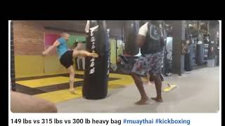 200 vs 300 pound kicks