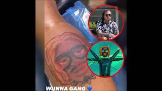 Gunna Gets A Tattoo Of Himself