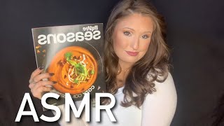 ASMR PAGE TURNING WHILE WHISPERING YOU TO SLEEP  | GUM CHEWING FINGER LICKING & PAGE FLIPPING 1 HR