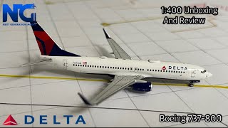 *RARE* NG Models 1:400 Delta Airlines Boeing 737-800 unboxing and review | September 2021.