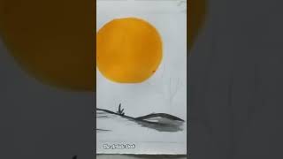 Simple Sunrise Painting