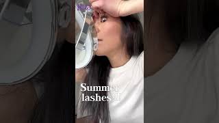 Apply Lash Extensions Tutorial  At Home!|B&Q Lashes|#diylashes #diylashextensions