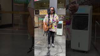 Street performers played and sang wonderfully in Pavilion Shopping Mall Kuala Lumpur