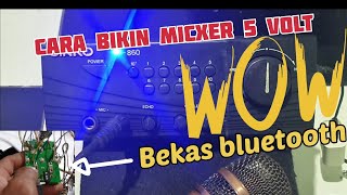 cara buat micxer mini 5 volt