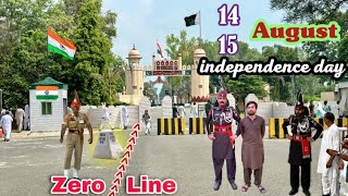 14 15 August India 🇮🇳 Pakistan🇵🇰 Independence Ceremony On Ganda Singh Border