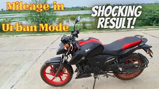 🔥 Apache RTR 160 4V Mileage Test in Urban Mode 🔥