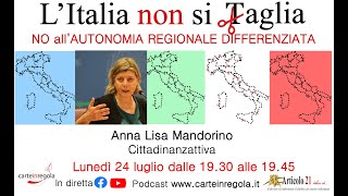 L'italia non si taglia - Anna Lisa Mandorino - Cittadinanzattiva