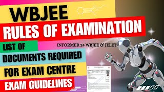 WBJEE 2024 Rules Of Examination । Instructions for WBJEE 2024 exam ।@engineerwala8634