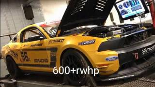 9,000rpm 600+rwhp naturally aspirated boss 302 dyno pull (Cobra jet intake manifold)