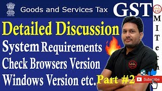 GST Online Portal 🛠📊 : System Requirements, Browser, DSC, Installing the Web Socket | Part 2