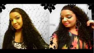 Curly Hair Tutorial : How To Routine : Natural Hairstyles : Braid Headband : No Heat Styles