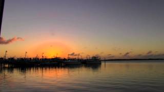 A KEY LARGO FLORIDA  SUNSET * PERFECT DAY * TIME~LAPSE * RELAXING * MARCH 2015