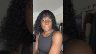 10 MIN GLUELESS WIG INSTALL #gluelesswig #wigs #humanhair #aliexpress #curlyhair #waterwave