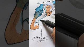 How to draw gojo satoru✨ || jujutsukasen || #animedrawing #anime #shorts