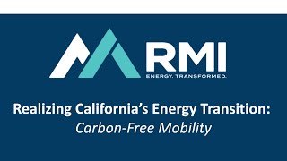 Realizing CA's Energy Transition: The End of the Urban Tailpipe