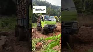 skill supir truck di jalan berlumpur dimainkan 😱👍😱👍#viral #fyp #2022 #video