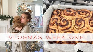 WEEKLY VLOG: Christmas decorating, Holiday Baking, etc!