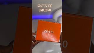 Unboxing my new camera! Sony zv-e10! #sonyalpha #sonyzve10 #vloggingcamera #sonyzv