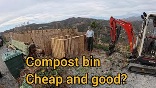 Easy Wooden Pallet Compost Bin | DIY