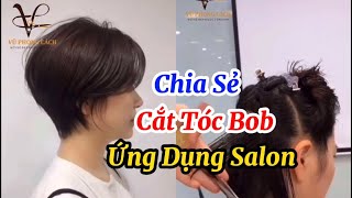 Chia Sẻ Cắt Tóc Bob Ứng Dụng Salon,Đăng Ký Kênh( Học Nghề Tóc )Để Xem Nhiều Video Hơn #HocNgheToc