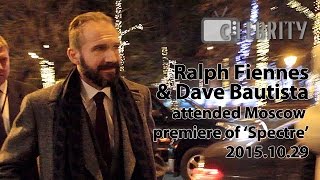 Ralph Fiennes & Dave Bautista attended Moscow premiere of ‘Spectre’, 29.10.2015