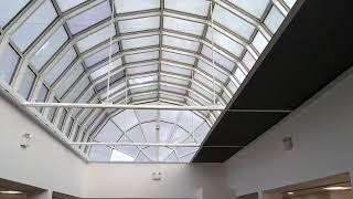 Horizon House, Epsom - Large Motorised Blinds cover Domed Rooflight