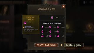 Normal Gem upgrade | Attribute Increase | Diablo Immortal