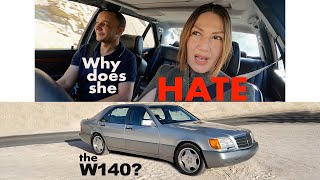 Why Does She Hate the Mercedes-Benz W140 S-Class? | Better Half Drive | 4K