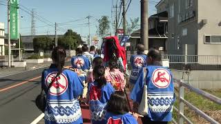 令和6年 長根神社秋季例大祭 宿獅子舞・神楽舞 「道振り」「道中」