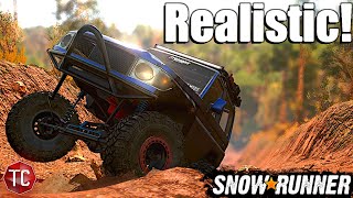 SnowRunner: Realistic OUTBACK ADVENTURE in 70 Series Toyota Land Cruiser! WASHOUT TRAILS!