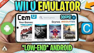 🔥 CEMU ANDROID MALI - SETUP/BEST SETTINGS & GAMEPLAY TEST | WII U EMULATOR FOR LOW END DEVICE!