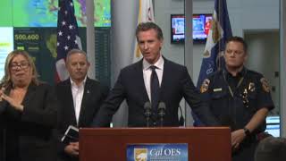 Governor Newsom discussions State IT help for PG&E outages.