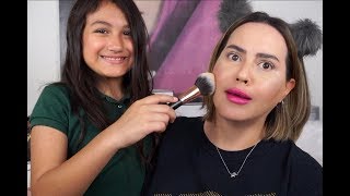 MY DAUGHTER DOES MY MAKEUP CHALLENGE