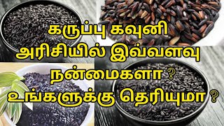 கருப்பு கவுனி அரிசியின் மருத்துவ பயன்கள்|Medicinal benefits of black brown rice@HealthTips24Tamil