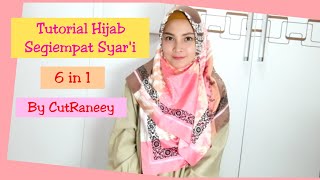 Tutorial Hijab Segi Empat Syar'i Menutup Dada