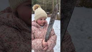 Giving My 6 Year Old Daughter a Real Sword