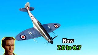 Stock Grind Spitfire Mk.24 #Warthunder #gameplay