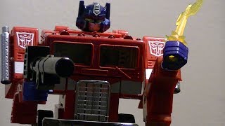 Stop Motion Transformers G1 Optimus Prime and BTS 03 Upgrade