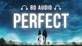 Ed. Sheeran • Perfect 🎧8D Audio🎧 | (Lyrics)