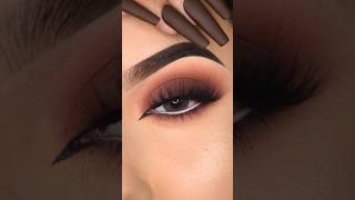 Brown Eye Makeup Tutorial 🤎 | Nude Makeup #easymakeup #like #comment #share #subscribe