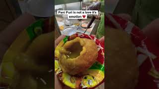 Pani Puri is not love, It’s emotion 💕 | #shorts | #ytshorts