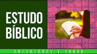 ESTUDO BÍBLICO | PALAVRA COM REV. NAHOR | AO VIVO