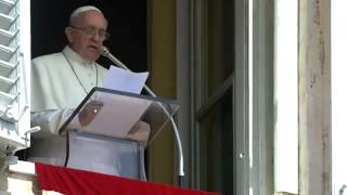 Papa Francesco, Angelus 1 settembre 2013