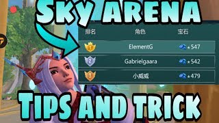 HOW TO GET #1 IN SKY ARENA || UTOPIA ORIGINS TIPS AND TRICK,