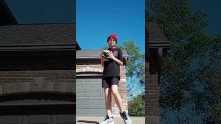 can I kick a football🏈 over my house#shorts#funny#viral#fyp#football