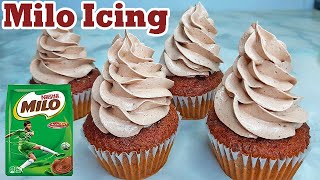 Pwede pala ito gawin sa Milo | Milo and Condensed Milk Frosting| EASY DESSERT RECIPE |Chocolate cake