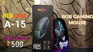 Unboxing RedGear A-15 Rgb gaming mouse #shorts #unboxing