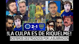 PERIODISTAS BOSTEROS DESTROZAN a RIQUELME tras la ELIMINACION en COPA SUDAMERICANA contra CRUZEIRO